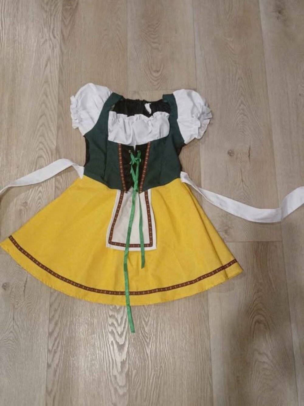 Bavarian girl child halloween costume medium 8-10